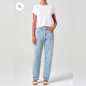 Agolde 90s Mid-rise Straight Leg Denim Jeans Color Force. Size 31.
